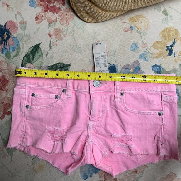 orange american eagle shorts shorties - Picture 3 of 4